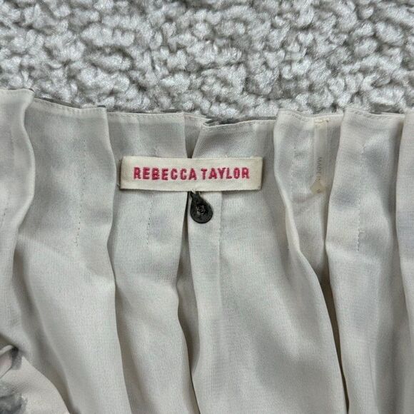 Rebecca Taylor Leopard Cold Shoulder Blouse - Picture 3 of 9